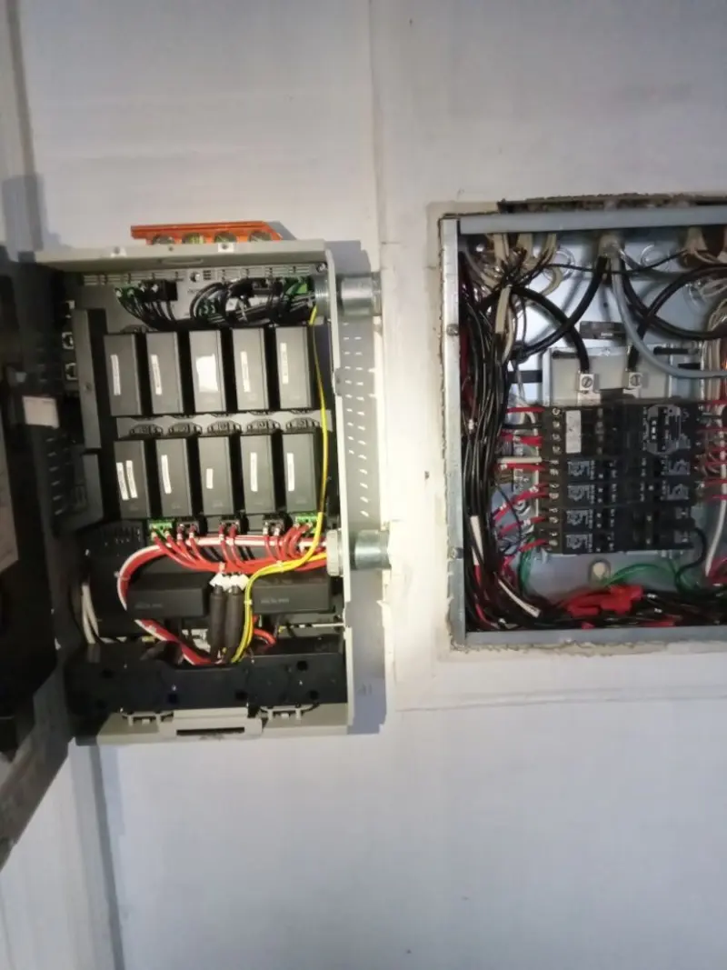 Electrical panel upgrade completed for Security Camera Wiring in Prospect Park